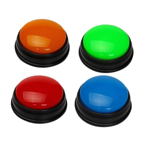 BESPORTBLE 4Stücke Interaktive Buzzers mit Licht und Sound Kinderwettbewerb Summer für Eltern Spiele und Klassenzimmeraktivitäten Fördert Aufmerksamkeit und Reaktionsfähigkeit von BESPORTBLE
