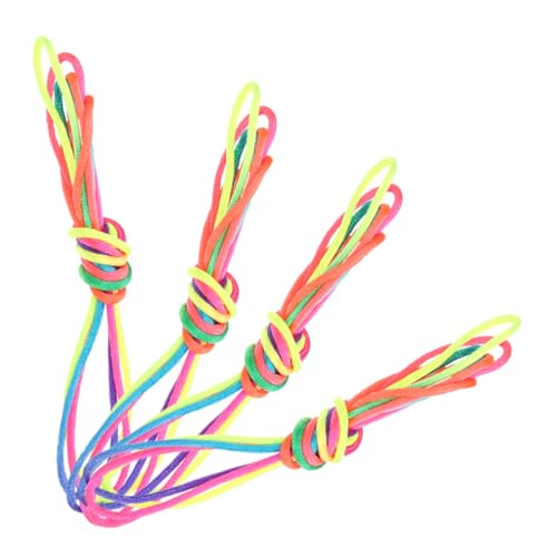 BESPORTBLE 4Stücke Katzen Wiegenschnur Interaktives Fingerspiel für Regenbogenfarben Fördert Geschicklichkeit und Koordination für Outdoor Aktivitäten und Gemeinsame von BESPORTBLE