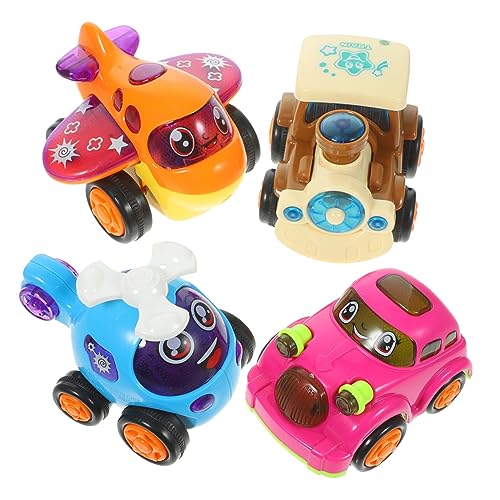 BESPORTBLE 4Stücke Kinderspielzeuge Kunststoffautos Mit Rückzugmechanismus Für Kleinkinder Strapazierfähig Und Leicht Zu Transportieren Perfektes Für Jungen BESPORTBLE 4Stücke Kinderspielzeuge Kunststoffautos Mit Rückzugmechanismus Für Kleinkinder Strapazierfähig Und Leicht Zu Transportieren Perfektes Für Jungen von BESPORTBLE