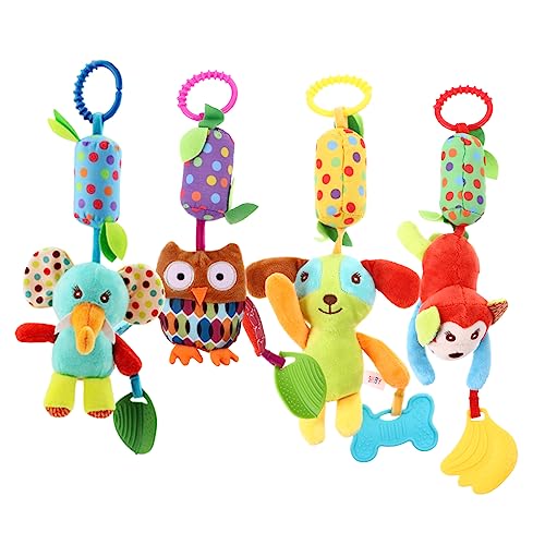 BESPORTBLE 4Stücke Kinderwagen Hängespielzeug Mit Tiermotiven Und Glocken Für Bildungsspielzeug Für Kinderwagen Und Spieldecken Fördert BESPORTBLE 4Stücke Kinderwagen Hängespielzeug Mit Tiermotiven Und Glocken Für Bildungsspielzeug Für Kinderwagen Und Spieldecken Fördert von BESPORTBLE
