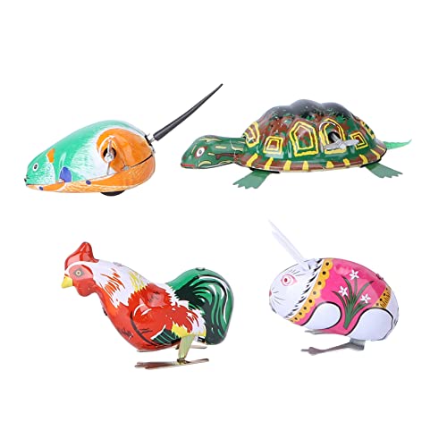 BESPORTBLE 4Stücke Klassische Aufziehspielzeuge Aus Eisenblech Tiermodellspielzeug Für Zufällige Designs Für Kreatives Spielzeugvergnügen BESPORTBLE 4Stücke Klassische Aufziehspielzeuge Aus Eisenblech Tiermodellspielzeug Für Zufällige Designs Für Kreatives Spielzeugvergnügen von BESPORTBLE