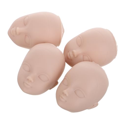 BESPORTBLE 4Stücke Makeup Übungskopf Zubehör DIY Puppenköpfe Für Wimpernverlängerung Und Makeup Training Mannequin Kopf Zum Basteln Kosmetikfähigkeiten von BESPORTBLE