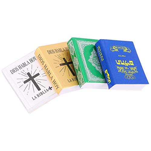 BESPORTBLE Puppenhaus Dekorationen Miniatur Bibel Buch Zubehör Spielhaus Dekorationen Zufällige Farbe BESPORTBLE Puppenhaus Dekorationen Miniatur Bibel Buch Zubehör Spielhaus Dekorationen Zufällige Farbe von BESPORTBLE