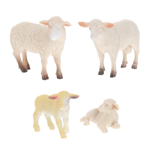 BESPORTBLE 4Stücke Kleiner Schaf Tierspielzeug Satz Realistische Simulationstierspielzeuge für Kinder Lernspielzeug und Dekoration für Tierfamilien BESPORTBLE 4Stücke Kleiner Schaf Tierspielzeug Satz Realistische Simulationstierspielzeuge für Kinder Lernspielzeug und Dekoration für Tierfamilien von BESPORTBLE