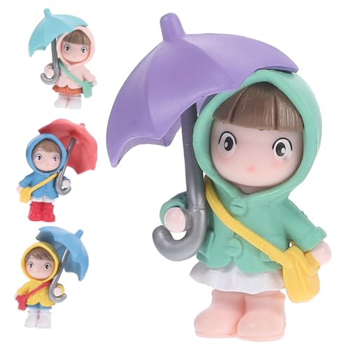 BESPORTBLE 4Stücke Miniatur Puppenfigur Mädchen mit Regenschirm Niedliche Tischdekoration für Mikrolandschaft Perfektes Zubehör für Feengärten und Puppenhäuser Resin Kunsthandwerk Miniaturmodell BESPORTBLE 4Stücke Miniatur Puppenfigur Mädchen mit Regenschirm Niedliche Tischdekoration für Mikrolandschaft Perfektes Zubehör für Feengärten und Puppenhäuser Resin Kunsthandwerk Miniaturmodell von BESPORTBLE