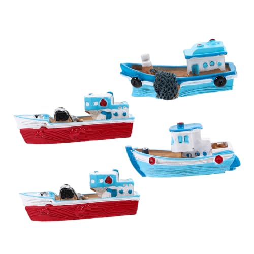 BESPORTBLE 4Stücke Miniaturboot Ornamente Ozeanthema Dekoration Aus Resin Für Zufällige Designs Für Kreative DIY Projekte Fischerboot Modelle BESPORTBLE 4Stücke Miniaturboot Ornamente Ozeanthema Dekoration Aus Resin Für Zufällige Designs Für Kreative DIY Projekte Fischerboot Modelle von BESPORTBLE