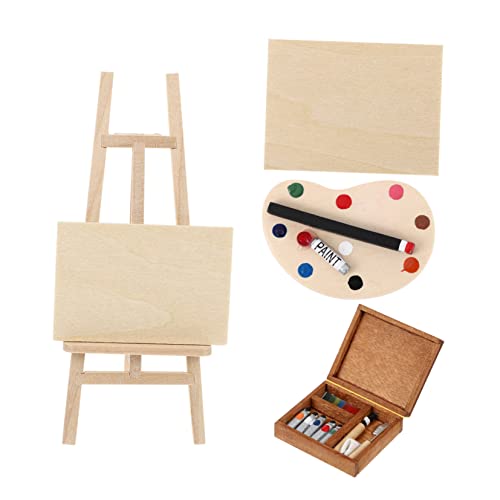 BESPORTBLE 4Stücke Möbel Set Für Puppenhaus Teiliges Holz Zeichnungsbrett Set Für DIY Szenen Dekoration Künstler Landschaftsmodelle BESPORTBLE 4Stücke Möbel Set Für Puppenhaus Teiliges Holz Zeichnungsbrett Set Für DIY Szenen Dekoration Künstler Landschaftsmodelle von BESPORTBLE