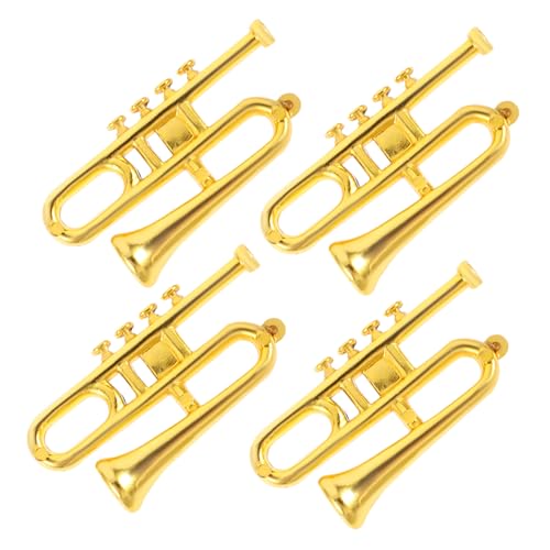 BESPORTBLE 4Stücke Musikinstrumente Klassische Instrumente Für Puppenhaus Dekoration Instrumente Als Kreative Wohnaccessoires Für Modelle Und Szenerien von BESPORTBLE