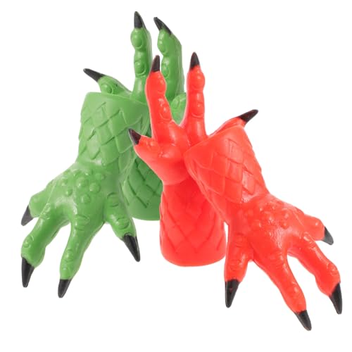 BESPORTBLE 4Stücke Party Streich Lustige Hände Kreative Fingerhandschuhe Für Scherzartikel Für Kostümpartys Und Halloween Dekoration Mischfarben von BESPORTBLE