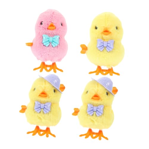 BESPORTBLE 4Stücke Plüsch Küken Aufziehspielzeug Niedliche Wind Up Hühner für Flauschige Küken Dekorationen Perfektes für Ostern und Kindergeburtstage Langlebig und Leicht BESPORTBLE 4Stücke Plüsch Küken Aufziehspielzeug Niedliche Wind Up Hühner für Flauschige Küken Dekorationen Perfektes für Ostern und Kindergeburtstage Langlebig und Leicht von BESPORTBLE