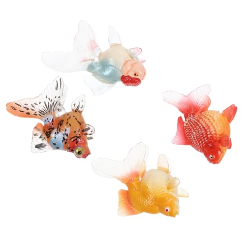 BESPORTBLE 4Stücke Realistische Modelle Aus Künstliche Fischfiguren Für Aquarium Dekoration Für Lernspiele von BESPORTBLE