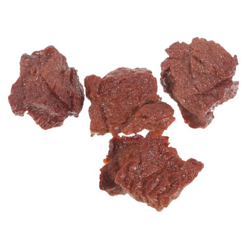 BESPORTBLE 4Stücke Realistisches Künstliches Steakmodell Gefälschtes Rindfleisch Lebensechte Simulation für Restaurant Party Fotorequisiten von BESPORTBLE