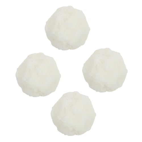 BESPORTBLE 4Stücke Schneeballfiguren Für DIY Mikro Landschaften Arktische Minifiguren Für Kreative Dekoration Kleine Ornamente Für Winter Themenprojekte von BESPORTBLE