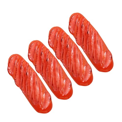 BESPORTBLE 4Stücke Simulierter Hot Dog Wurst Modell für Fotografie Deko Realistische Künstliche Wurst aus PVC für Restaurant und Grillpartys BESPORTBLE 4Stücke Simulierter Hot Dog Wurst Modell für Fotografie Deko Realistische Künstliche Wurst aus PVC für Restaurant und Grillpartys von BESPORTBLE