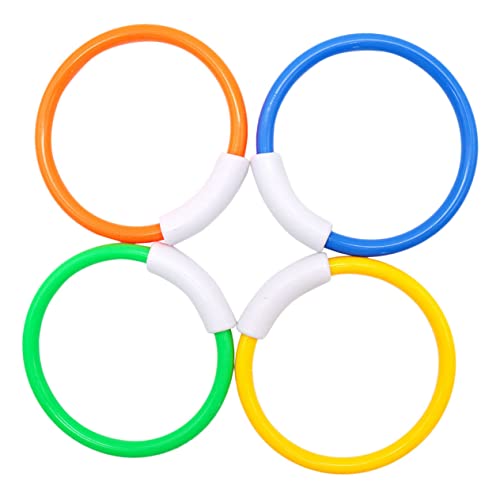 BESPORTBLE 4Stücke Tauchring Wasserspielzeug für Poolspiele Fördert Farberkennung und Kreativität Geburtstagsgeschenk für Jungen und Langlebig und Sicher BESPORTBLE 4Stücke Tauchring Wasserspielzeug für Poolspiele Fördert Farberkennung und Kreativität Geburtstagsgeschenk für Jungen und Langlebig und Sicher von BESPORTBLE