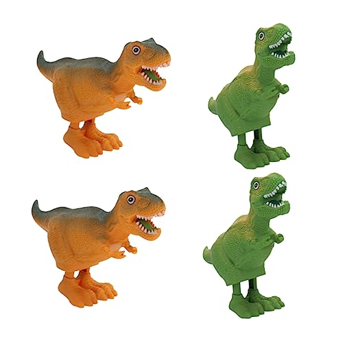 BESPORTBLE 4Stücke Teiliges Aufziehspielzeug Dinosaurier Für Lustige Spielzeuge Mit Bunten Designs Fördert Die Kreativität Und Motorik Für Und Frühlingspartys von BESPORTBLE
