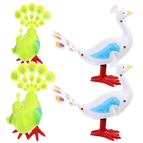 BESPORTBLE 4Stücke Teiliges Aufziehspielzeug für Niedliche Cartoon Pfauen aus Langlebigem Leuchtende Farben Lernspielzeug für Kleinkinder und Babyspielzeug Fördert die Motorischen BESPORTBLE 4Stücke Teiliges Aufziehspielzeug für Niedliche Cartoon Pfauen aus Langlebigem Leuchtende Farben Lernspielzeug für Kleinkinder und Babyspielzeug Fördert die Motorischen von BESPORTBLE