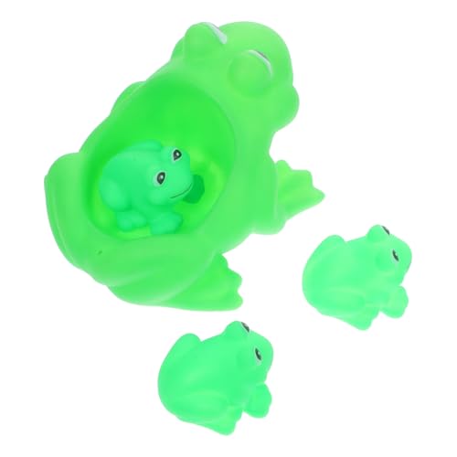 BESPORTBLE 4Stücke Teiliges Badespielzeug Für Schwimmende Froschfiguren Für Badewanne Sicheres Gummimaterial Für Babypartys Als Badewannenspielzeug BESPORTBLE 4Stücke Teiliges Badespielzeug Für Schwimmende Froschfiguren Für Badewanne Sicheres Gummimaterial Für Babypartys Als Badewannenspielzeug von BESPORTBLE