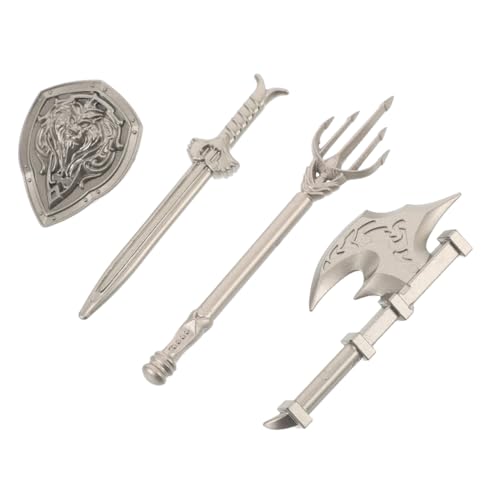 BESPORTBLE 4Stücke Teiliges DIY Schild und Set für Spielzeugaccessoires für Actionfiguren Kompatibel mit Bausteinen Cosplay Zubehör für Jungen und Fördert Kreatives BESPORTBLE 4Stücke Teiliges DIY Schild und Set für Spielzeugaccessoires für Actionfiguren Kompatibel mit Bausteinen Cosplay Zubehör für Jungen und Fördert Kreatives von BESPORTBLE