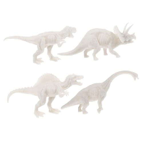BESPORTBLE 4Stücke Teiliges Dinosaurier Malset Für Kreatives Malspielzeug Mit Dinosauriermodellen Tyrannosaurus Brachiosaurus Triceratops Stegosaurus Aus Langlebigem von BESPORTBLE
