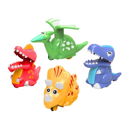 BESPORTBLE 4Stücke Teiliges Dinosaurierauto Spielzeugset Drücken und Losfahren Farbenfrohe Kinderfahrzeuge für Jährige Sicheres und Langlebiges Kunststoffspielzeug Geschenkidee BESPORTBLE 4Stücke Teiliges Dinosaurierauto Spielzeugset Drücken und Losfahren Farbenfrohe Kinderfahrzeuge für Jährige Sicheres und Langlebiges Kunststoffspielzeug Geschenkidee von BESPORTBLE