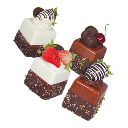BESPORTBLE 4Stücke Teiliges Gefälschte Kuchenmodelle Realistische Dekoration für Hochzeiten und Fotos für Filmrequisiten und Schaufensteranzeigen Stabil und Langlebig BESPORTBLE 4Stücke Teiliges Gefälschte Kuchenmodelle Realistische Dekoration für Hochzeiten und Fotos für Filmrequisiten und Schaufensteranzeigen Stabil und Langlebig von BESPORTBLE