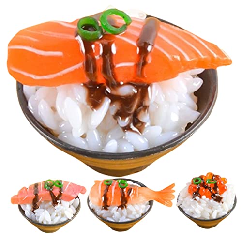 BESPORTBLE 4Stücke Teiliges Gefälschtes Sushi Modell Realistisches Lebensmittelspielzeug für Zubehör für Spielküchen Dekorative Tischgestaltung und Foto Requisiten BESPORTBLE 4Stücke Teiliges Gefälschtes Sushi Modell Realistisches Lebensmittelspielzeug für Zubehör für Spielküchen Dekorative Tischgestaltung und Foto Requisiten von BESPORTBLE