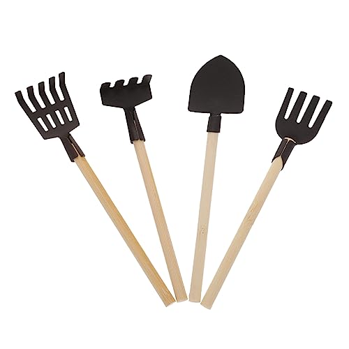 BESPORTBLE 4Stücke Teiliges Mini Gartenwerkzeug Für Puppenhäuser Robuste Rechen Und Forke Für Dekoration Von Mini Häusern Und Feengärten Rustikales Design BESPORTBLE 4Stücke Teiliges Mini Gartenwerkzeug Für Puppenhäuser Robuste Rechen Und Forke Für Dekoration Von Mini Häusern Und Feengärten Rustikales Design von BESPORTBLE