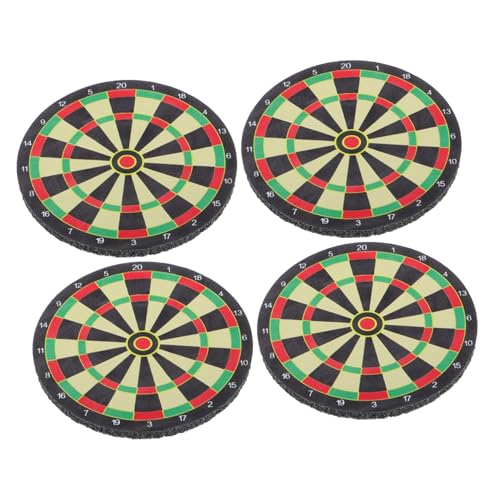 BESPORTBLE 4Stücke Teiliges Miniatur Dartscheiben für Puppenhäuser Tragbares Indoor Wurfspiel zur Verbesserung der Hand Auge Koordination Stylische Wanddekoration für Erwachsene von BESPORTBLE