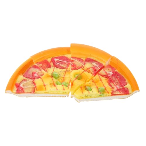 BESPORTBLE 4Stücke Teiliges Realistische Simulation Pizza Modell aus PU für Spielküche Dekoratives Fake Food für Pizza Party Dekoration Langlebiges und Vielseitiges für Küchenaccessoires BESPORTBLE 4Stücke Teiliges Realistische Simulation Pizza Modell aus PU für Spielküche Dekoratives Fake Food für Pizza Party Dekoration Langlebiges und Vielseitiges für Küchenaccessoires von BESPORTBLE