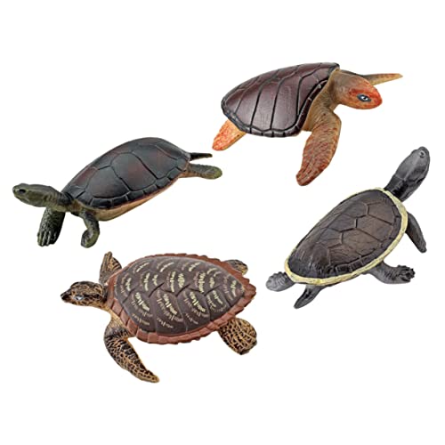 BESPORTBLE 4Stücke Teiliges Schildkrötenmodell Realistische Plastikschildkrötenfiguren für Bade und Poolspielzeug oder Gartendekoration Langlebig und Farbenfroh BESPORTBLE 4Stücke Teiliges Schildkrötenmodell Realistische Plastikschildkrötenfiguren für Bade und Poolspielzeug oder Gartendekoration Langlebig und Farbenfroh von BESPORTBLE