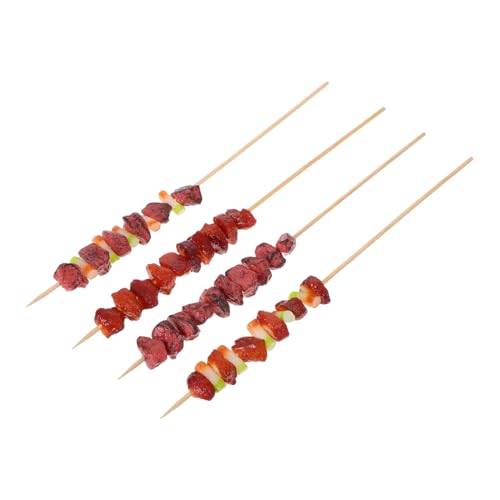 BESPORTBLE 4Stücke Teiliges Set mit Realistischen Grillspießen für Foto Requisiten der Künstliche Lamm und Rindfleischmodelle für DIY Projekte und Kreative BBQ Dekorationen BESPORTBLE 4Stücke Teiliges Set mit Realistischen Grillspießen für Foto Requisiten der Künstliche Lamm und Rindfleischmodelle für DIY Projekte und Kreative BBQ Dekorationen von BESPORTBLE