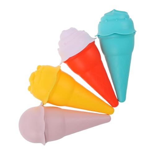 BESPORTBLE 4Stücke Teiliges Strandspielzeug Eiswaffel Formen Sandspielzeug für Kreative Outdoor Aktivitäten Am Meer Leicht und Tragbar Fördert die Fantasie und Kreativität der Kleinen BESPORTBLE 4Stücke Teiliges Strandspielzeug Eiswaffel Formen Sandspielzeug für Kreative Outdoor Aktivitäten Am Meer Leicht und Tragbar Fördert die Fantasie und Kreativität der Kleinen von BESPORTBLE