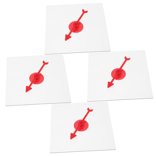 BESPORTBLE 4Stücke Transparente für Mathe Spiele Drehbare Pfeile für Party Unterricht und DIY Projekte für Spiele und Lernaktivitäten Schule und Zuhause von BESPORTBLE