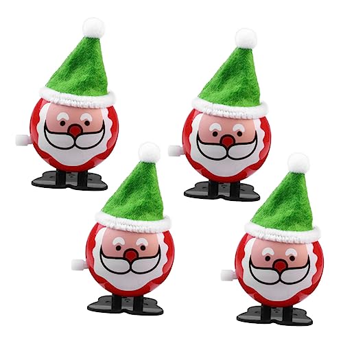 BESPORTBLE 4Stücke Weihnachtsdekor Aufziehspielzeug Santa Geschenkspielzeug für Umweltfreundliches Material Partyspielzeug Batterien BESPORTBLE 4Stücke Weihnachtsdekor Aufziehspielzeug Santa Geschenkspielzeug für Umweltfreundliches Material Partyspielzeug Batterien von BESPORTBLE