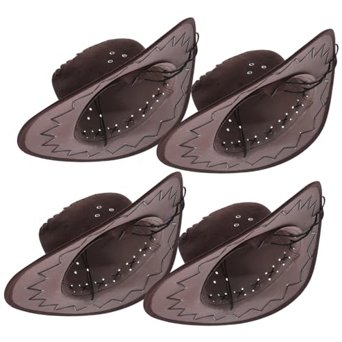 BESPORTBLE 4stücke Junge Mädchen Cowboyhut Unisex Westernhut Für Kostümparty Vielseitig Strapazierfähig Für Jungen Und Mädchen Wiederverwendbar Für Karneval Und Mottopartys BESPORTBLE 4stücke Junge Mädchen Cowboyhut Unisex Westernhut Für Kostümparty Vielseitig Strapazierfähig Für Jungen Und Mädchen Wiederverwendbar Für Karneval Und Mottopartys von BESPORTBLE