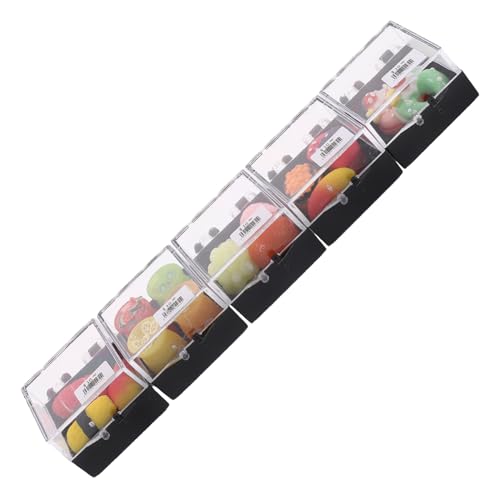 BESPORTBLE 5 Kartons Miniatur Lebensmittelmodell Set Boxen Kunst Sushi Donut Früchte Marmelade Realistische Dekoration für Puppenhaus Ausstellungen für Zuhause Supermarkt Kindergarten BESPORTBLE 5 Kartons Miniatur Lebensmittelmodell Set Boxen Kunst Sushi Donut Früchte Marmelade Realistische Dekoration für Puppenhaus Ausstellungen für Zuhause Supermarkt Kindergarten von BESPORTBLE