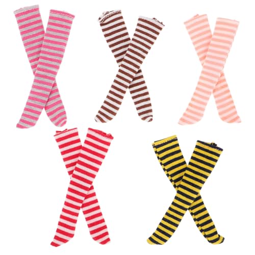 BESPORTBLE 5 Mini Socken für Puppen Lange Socken für Puppen für DIY Puppenkleidung Farbenfrohe Accessoires für Kreatives und Fantasievolles Rollenspiel BESPORTBLE 5 Mini Socken für Puppen Lange Socken für Puppen für DIY Puppenkleidung Farbenfrohe Accessoires für Kreatives und Fantasievolles Rollenspiel von BESPORTBLE