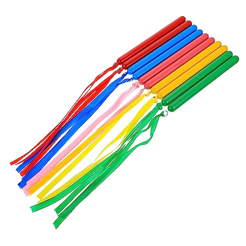 BESPORTBLE 5 Paare Bunte Rhythmussticks aus Nylon und Kunststoff Glatte Oberfläche Kindersicheres Musikspielzeug für Früherziehung Pädagogisches Percussion Instrument für Junge Farben von BESPORTBLE