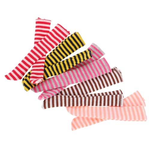 BESPORTBLE 5 Paare Lange Socken für Puppenaccessoires Miniatur Puppensocken für Verkleidung Niedliche Mini Socken für Puppenhaus Zubehör für Puppenkleidung BESPORTBLE 5 Paare Lange Socken für Puppenaccessoires Miniatur Puppensocken für Verkleidung Niedliche Mini Socken für Puppenhaus Zubehör für Puppenkleidung von BESPORTBLE