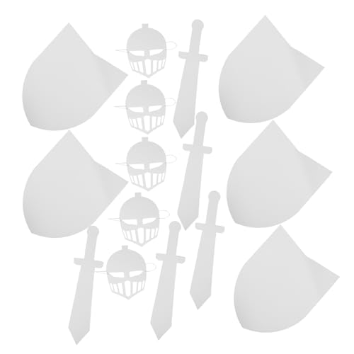 BESPORTBLE 5 Sätze DIY Malbare Ritter Schilde Schwerter Masken für Karton Bastelset für Kreative Kostüme Vielseitig für Halloween Partys Familienaktivitäten und Schulprojekte BESPORTBLE 5 Sätze DIY Malbare Ritter Schilde Schwerter Masken für Karton Bastelset für Kreative Kostüme Vielseitig für Halloween Partys Familienaktivitäten und Schulprojekte von BESPORTBLE