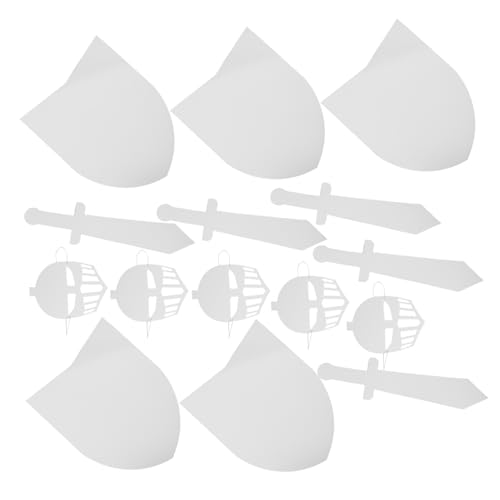 BESPORTBLE 5 Sätze Ritter Schild Maske aus Leichtem Karton Bemalbares DIY Ritter Zubehör für Jungen Mädchen für Party Basteln Rollenspiel Teamaktivitäten BESPORTBLE 5 Sätze Ritter Schild Maske aus Leichtem Karton Bemalbares DIY Ritter Zubehör für Jungen Mädchen für Party Basteln Rollenspiel Teamaktivitäten von BESPORTBLE