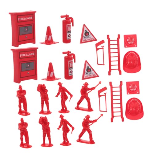 BESPORTBLE 5 Sätze Teiliges Feuerwehrmann Spielset Miniatur Feuerlöscher und Figuren aus Kunststoff für Rollenspiele Teamwork Zubehör für Puppenhaus Dekoration BESPORTBLE 5 Sätze Teiliges Feuerwehrmann Spielset Miniatur Feuerlöscher und Figuren aus Kunststoff für Rollenspiele Teamwork Zubehör für Puppenhaus Dekoration von BESPORTBLE