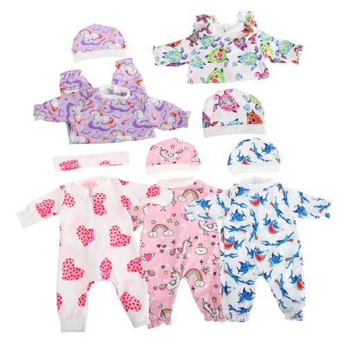BESPORTBLE 5 Sets Reborn-puppenkleidung, Babypuppen-Kleidung, Puppenzubehör, Realistische Babypuppen-Sachen, Zum Anziehen Und Spielen, Niedliche Outfits Für Mini-Puppen BESPORTBLE 5 Sets Reborn-puppenkleidung, Babypuppen-Kleidung, Puppenzubehör, Realistische Babypuppen-Sachen, Zum Anziehen Und Spielen, Niedliche Outfits Für Mini-Puppen von BESPORTBLE