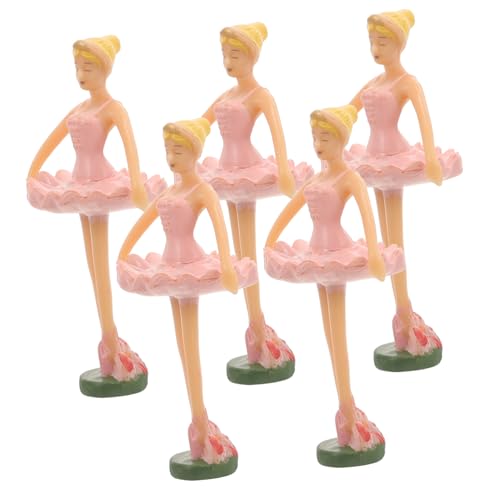 BESPORTBLE 5 Stück Balletttänzerin Figuren Musikbox Dekoration Filigrane Prinzessinnen Puppen in Handbemalt als für Musikboxen Detailreiche Balletttänzer Ornamente von BESPORTBLE