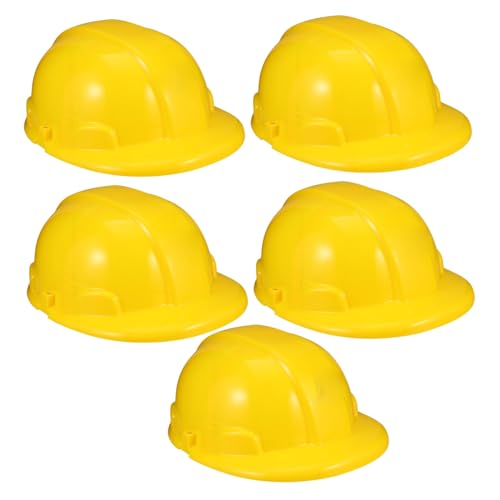 BESPORTBLE 5 Stück Bauhelm Teiliges aus Robustem Kunststoff Gelbe Verkleidungshelme für Jungen und Mädchen Langlebig für Baustellen Partys Rollenspiele und Halloween BESPORTBLE 5 Stück Bauhelm Teiliges aus Robustem Kunststoff Gelbe Verkleidungshelme für Jungen und Mädchen Langlebig für Baustellen Partys Rollenspiele und Halloween von BESPORTBLE
