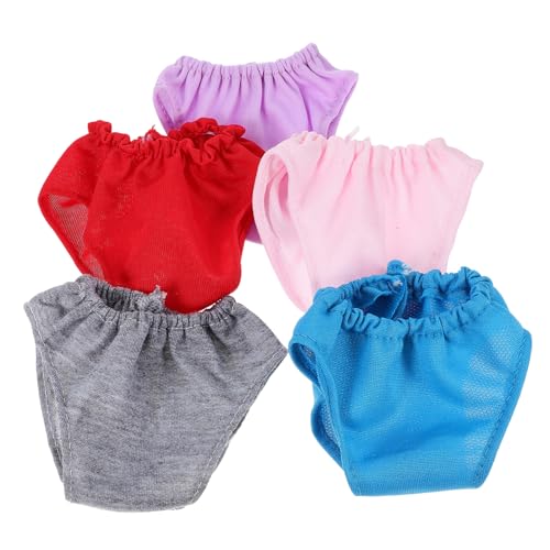BESPORTBLE Puppenunterwäsche 5 Stücke für Kleiner Puppen Spielzeug Puppenkleidungszubehör für Rollenspiele Bequem und Waschbar für Mädchen BESPORTBLE Puppenunterwäsche 5 Stücke für Kleiner Puppen Spielzeug Puppenkleidungszubehör für Rollenspiele Bequem und Waschbar für Mädchen von BESPORTBLE