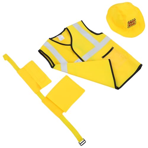 BESPORTBLE 5 Stück Kleine Schreinerkleidung Party-Schutzhelme Mädchen Bauarbeiterkostüm Kostüm Cosplay-Kleidung für Maskerade-Party-Kostüm Cosplay-Anzüge für Gelb BESPORTBLE 5 Stück Kleine Schreinerkleidung Party-Schutzhelme Mädchen Bauarbeiterkostüm Kostüm Cosplay-Kleidung für Maskerade-Party-Kostüm Cosplay-Anzüge für Gelb von BESPORTBLE