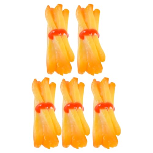 BESPORTBLE 5 Stück Künstliche Pommes Frites Realistisches Fake Food Modell für Spielküche und Dekoration Leichtes Material für Fotorequisiten und Kreative Spielideen BESPORTBLE 5 Stück Künstliche Pommes Frites Realistisches Fake Food Modell für Spielküche und Dekoration Leichtes Material für Fotorequisiten und Kreative Spielideen von BESPORTBLE