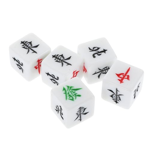 BESPORTBLE 5 Stück Mahjong würfel Acryl Windrichtungswürfel Ost Süd West Nord für Brettspiele Party Spielrequisiten Leicht Tragbar Robust Langlebig BESPORTBLE 5 Stück Mahjong würfel Acryl Windrichtungswürfel Ost Süd West Nord für Brettspiele Party Spielrequisiten Leicht Tragbar Robust Langlebig von BESPORTBLE